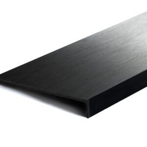 JP DECOR "L" END CAP PROFILE, BLACK